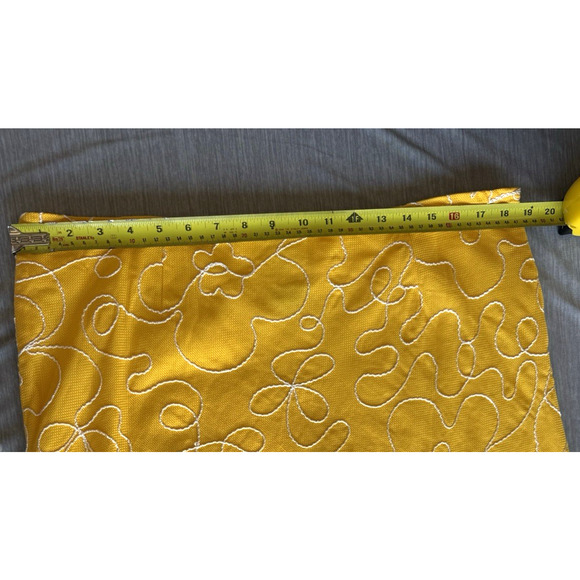 VTG Nicaya Embroidered Abstract Midi Skirt Size 14 Artsy Preppy Colorful Resort - Picture 12 of 13